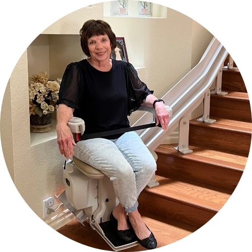 "The Bruno stairlift has made my life safer"