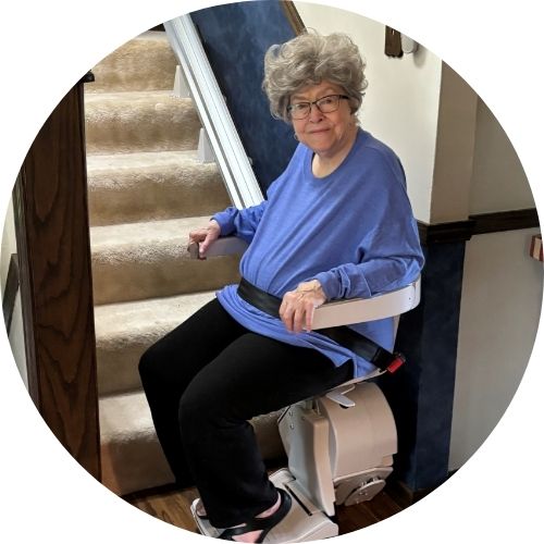 "We bought two stair lifts and they changed her life!"