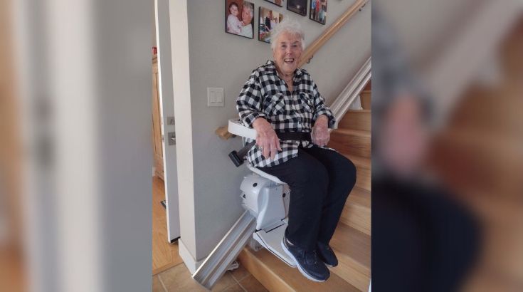 "My new stair lift has allowed me to fully enjoy my house again."