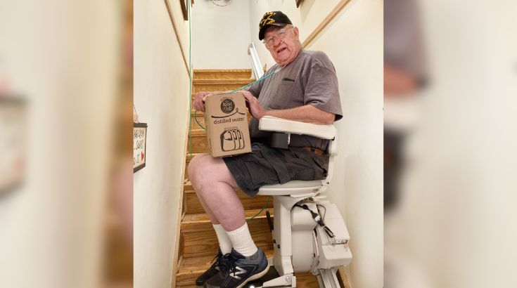 "Once the stairlift was installed life was easier"